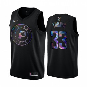 Dres Indiana Pacers Myles Turner 33 Iridescent HWC Collection Swingman